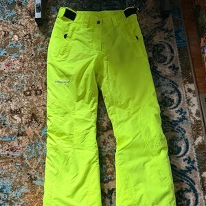 Castlex neon Bright Lime 3mm ski Pants size small